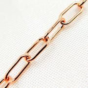 Rose Gold Filled Paperclip Chain
